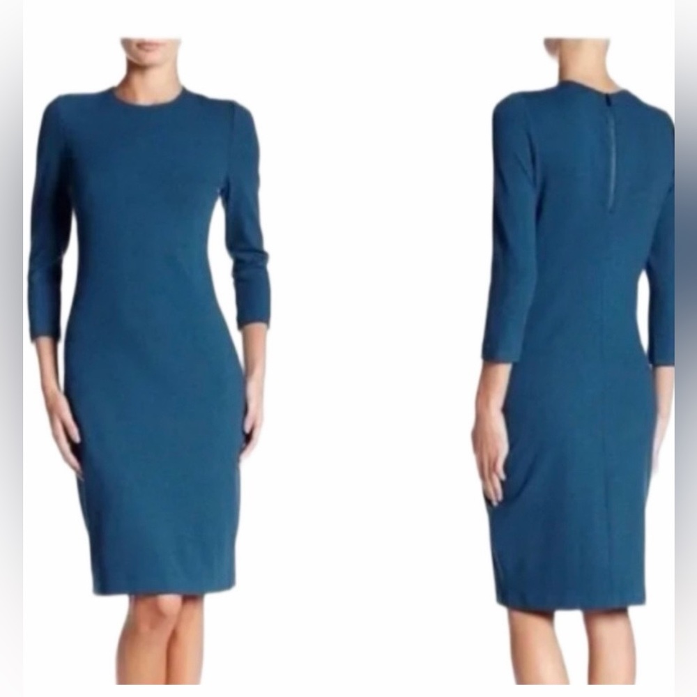 Vince Sheath blue Midi Dress-New with tags. Women’s size XS.